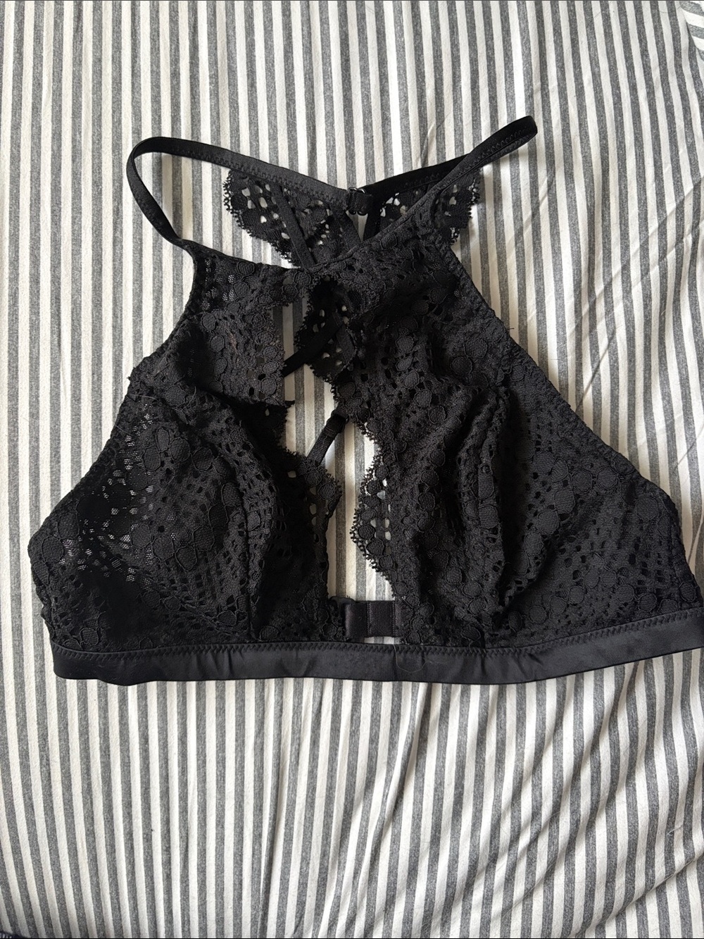 Black Lacey bralette